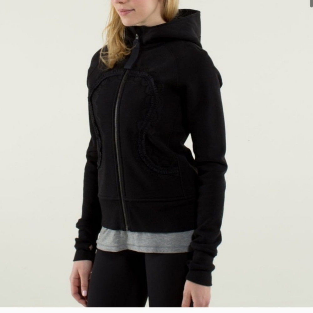 Lululemon Black Lace "Hiver 2013" Size 8 - Picture 3 of 12